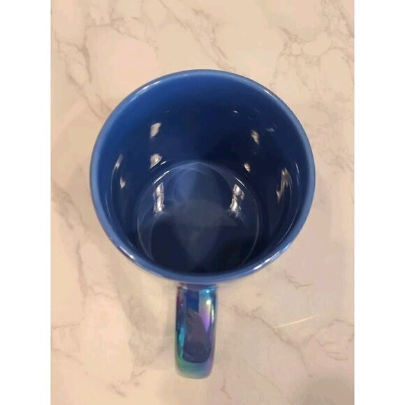 Starbucks Holiday 2023 Ceramic Coffee Mug Iridescent Poinsettia Flowers 14 oz. - Picture 4 of 8